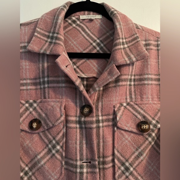 Plaid Shacket - Small - Picture 3 of 4